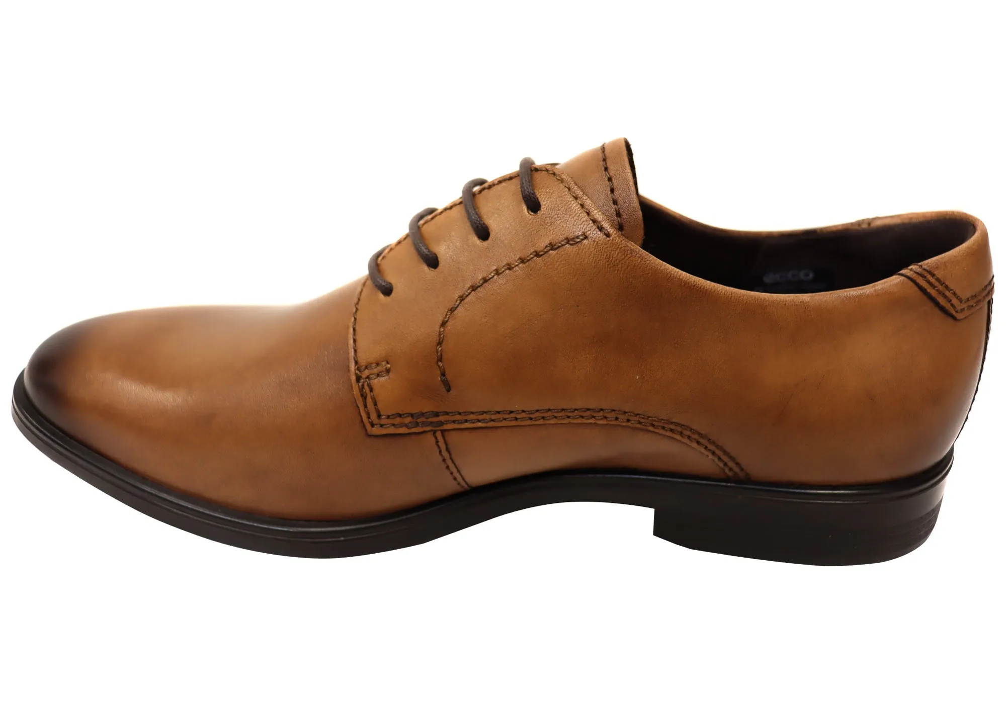 ECCO Mens Comfortable Leather Melbourne Lace Up Dress Shoes ecco Shoes