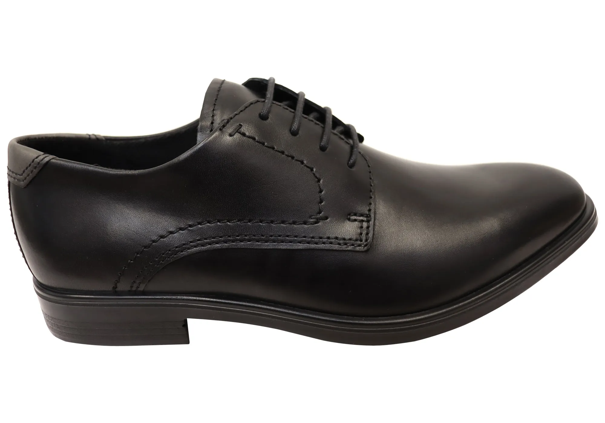 ECCO Mens Comfortable Leather Melbourne Lace Up Dress Shoes ecco Shoes