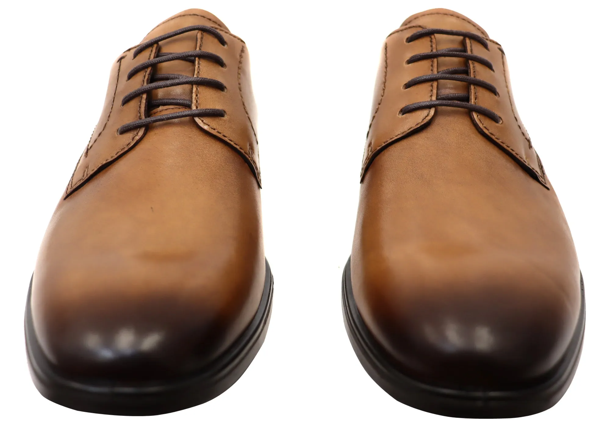 ECCO Mens Comfortable Leather Melbourne Lace Up Dress Shoes ecco Shoes