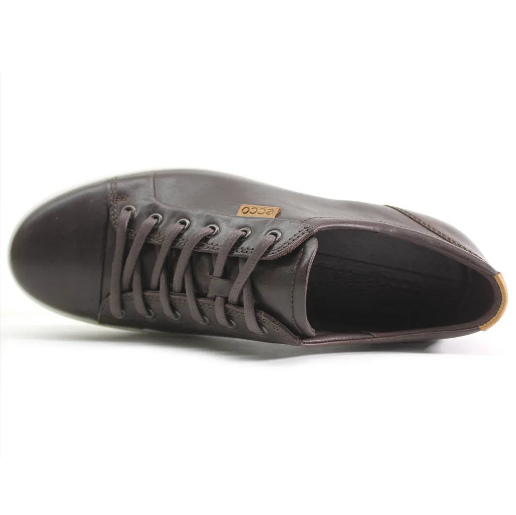 Ecco Soft 7 Full Grain Leather Men's Casual Trainers ecco Shoes