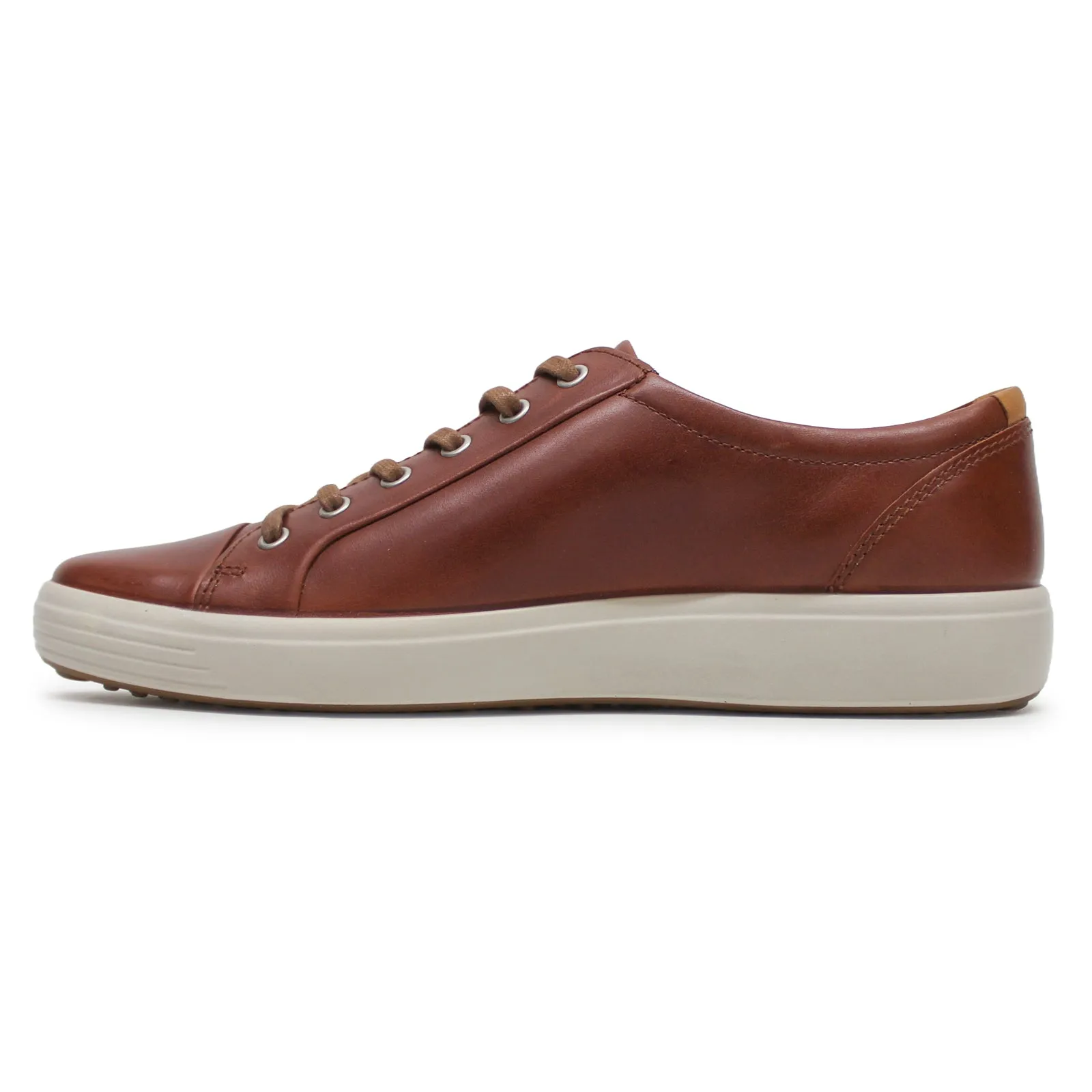 Ecco Soft 7 Full Grain Leather Men's Casual Trainers ecco Shoes