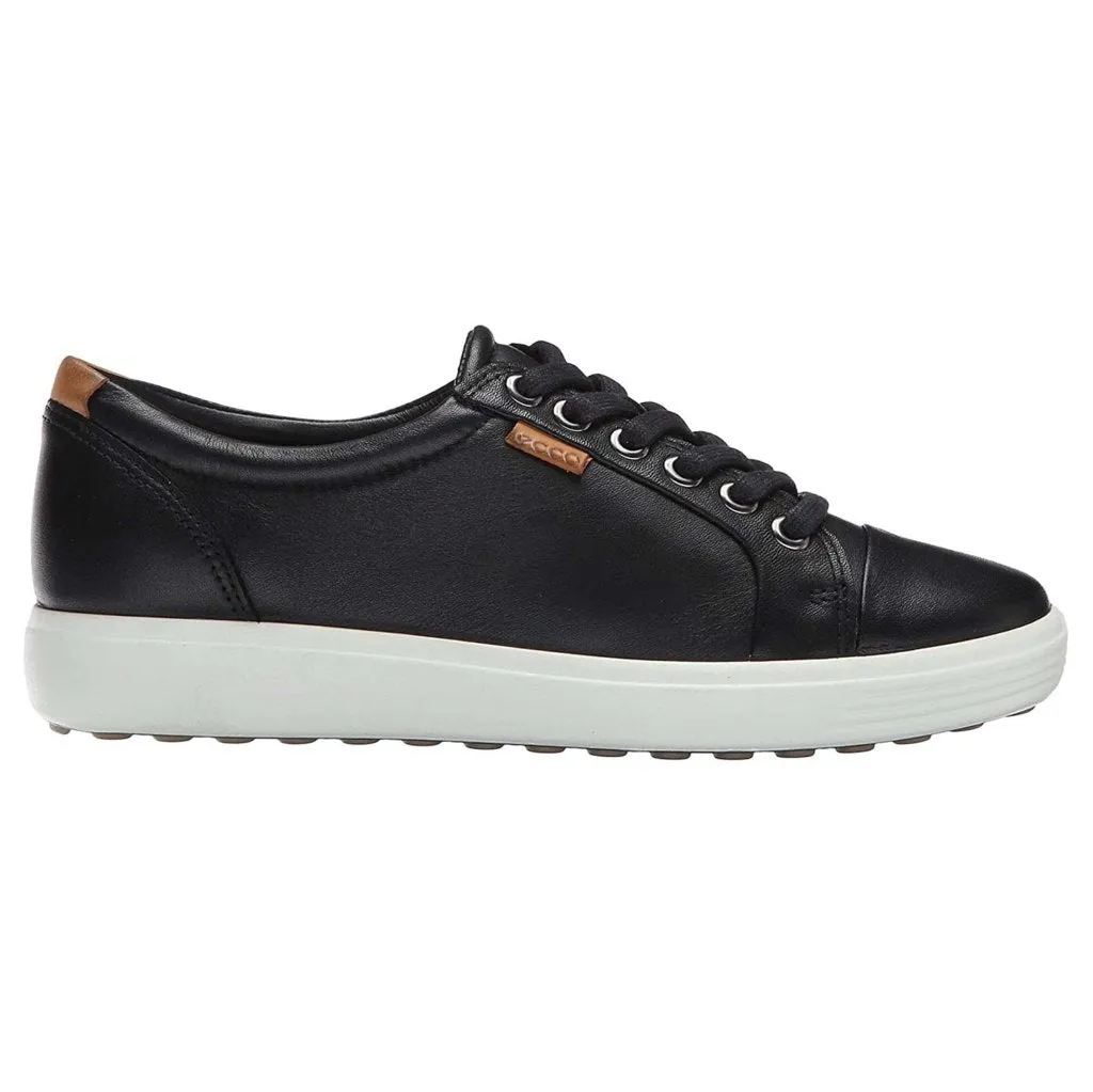 Ecco Soft 7 Full Grain Leather Men's Casual Trainers ecco Shoes