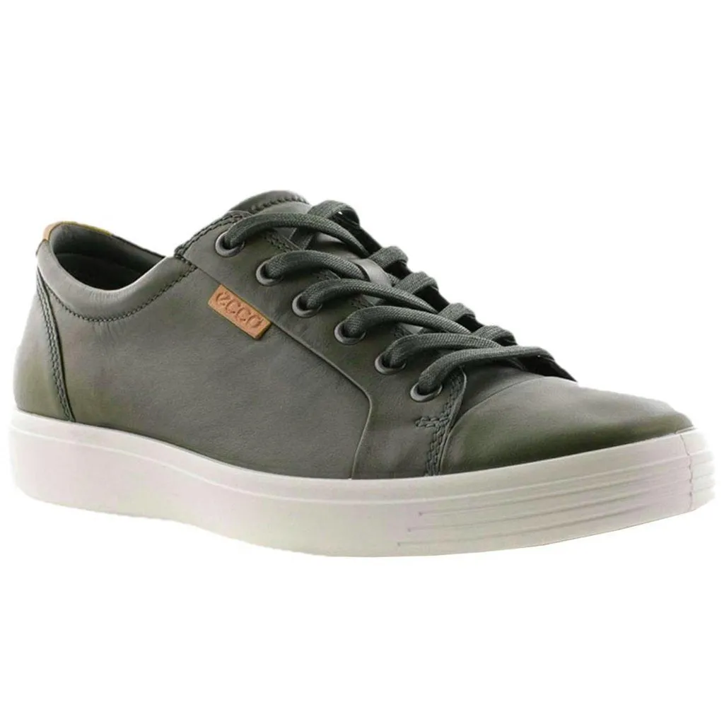 Ecco Soft 7 Full Grain Leather Men's Casual Trainers ecco Shoes