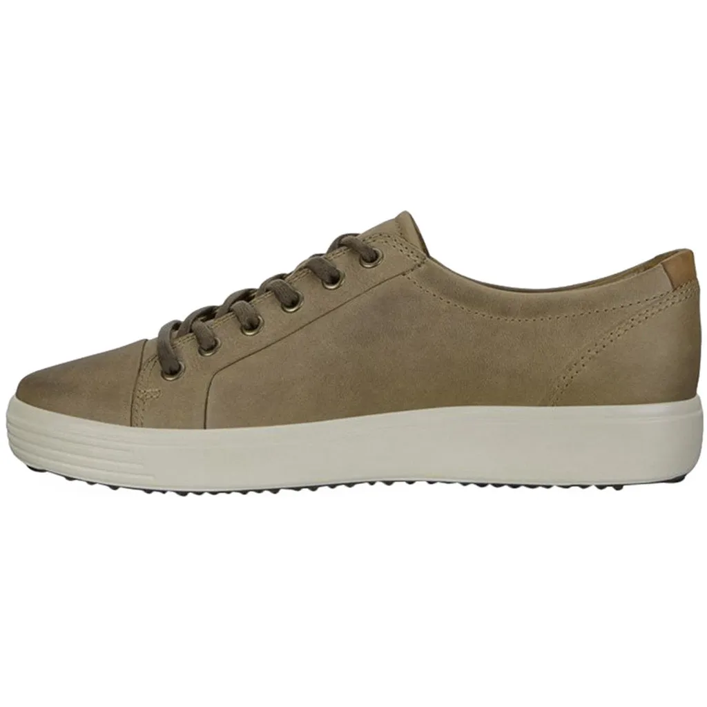 Ecco Soft 7 Full Grain Leather Men's Casual Trainers ecco Shoes
