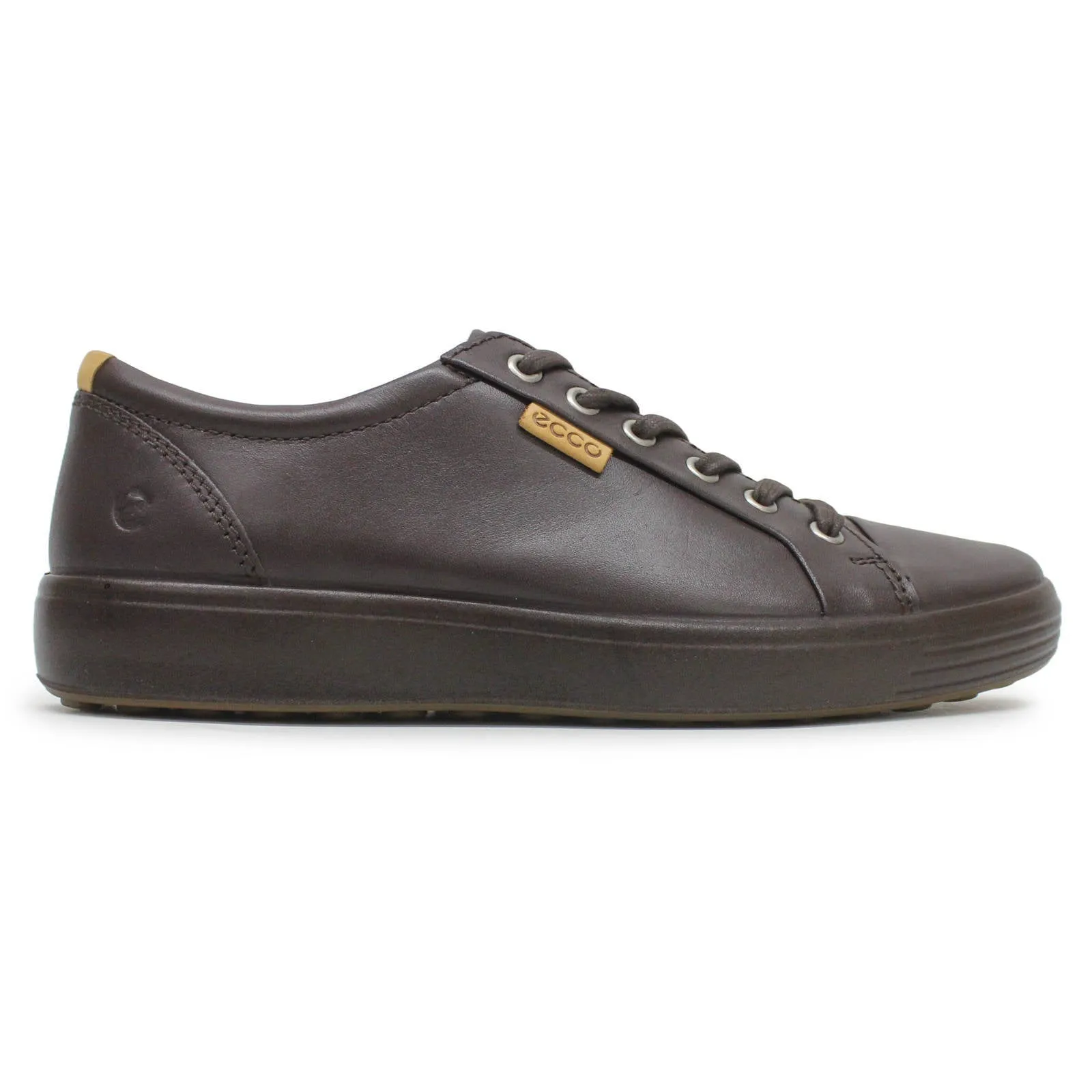 Ecco Soft 7 Full Grain Leather Men's Casual Trainers ecco Shoes