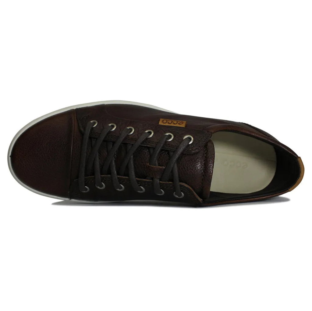 Ecco Soft 7 Full Grain Leather Men's Casual Trainers ecco Shoes