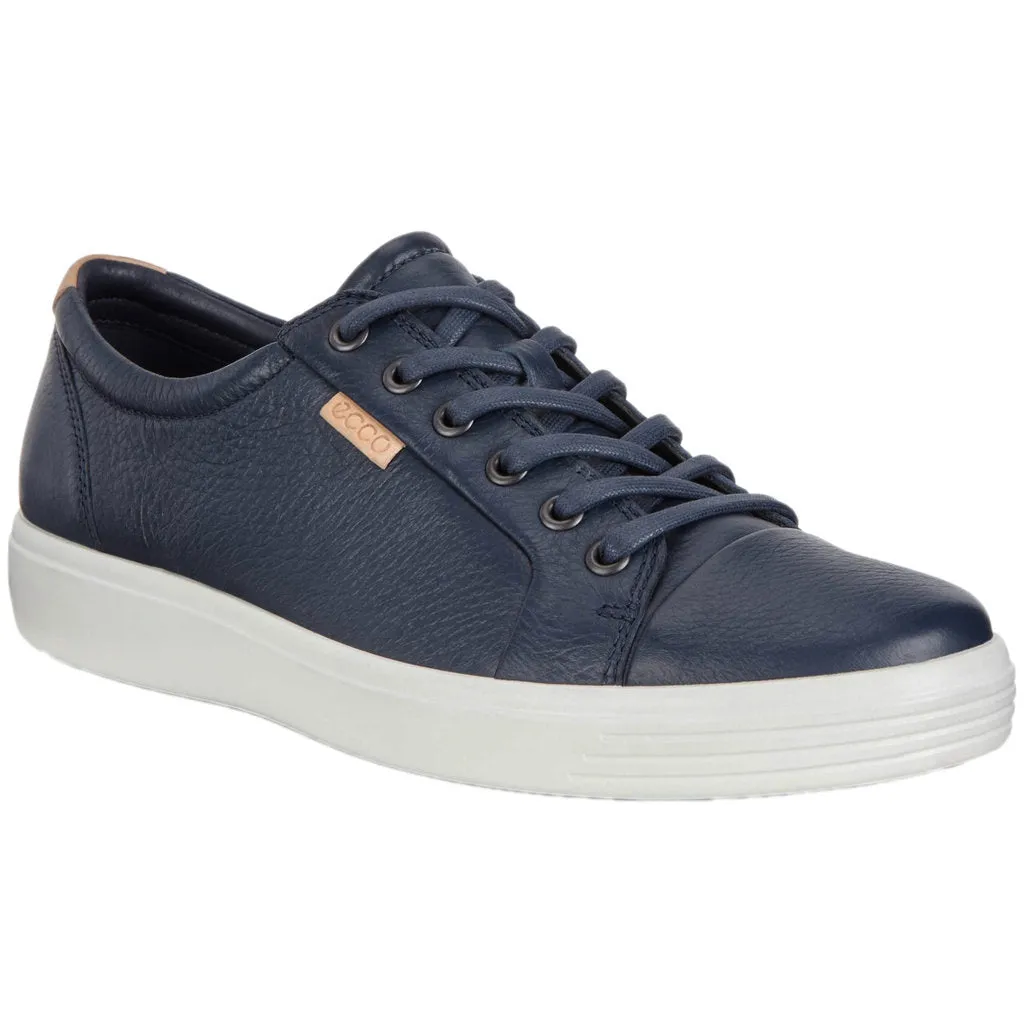 Ecco Soft 7 Full Grain Leather Men's Casual Trainers ecco Shoes