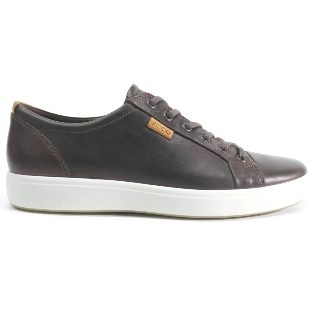 Ecco Soft 7 Full Grain Leather Men's Casual Trainers ecco Shoes