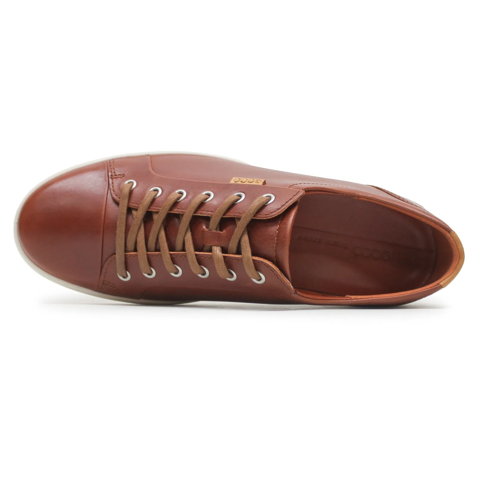 Ecco Soft 7 Full Grain Leather Men's Casual Trainers ecco Shoes