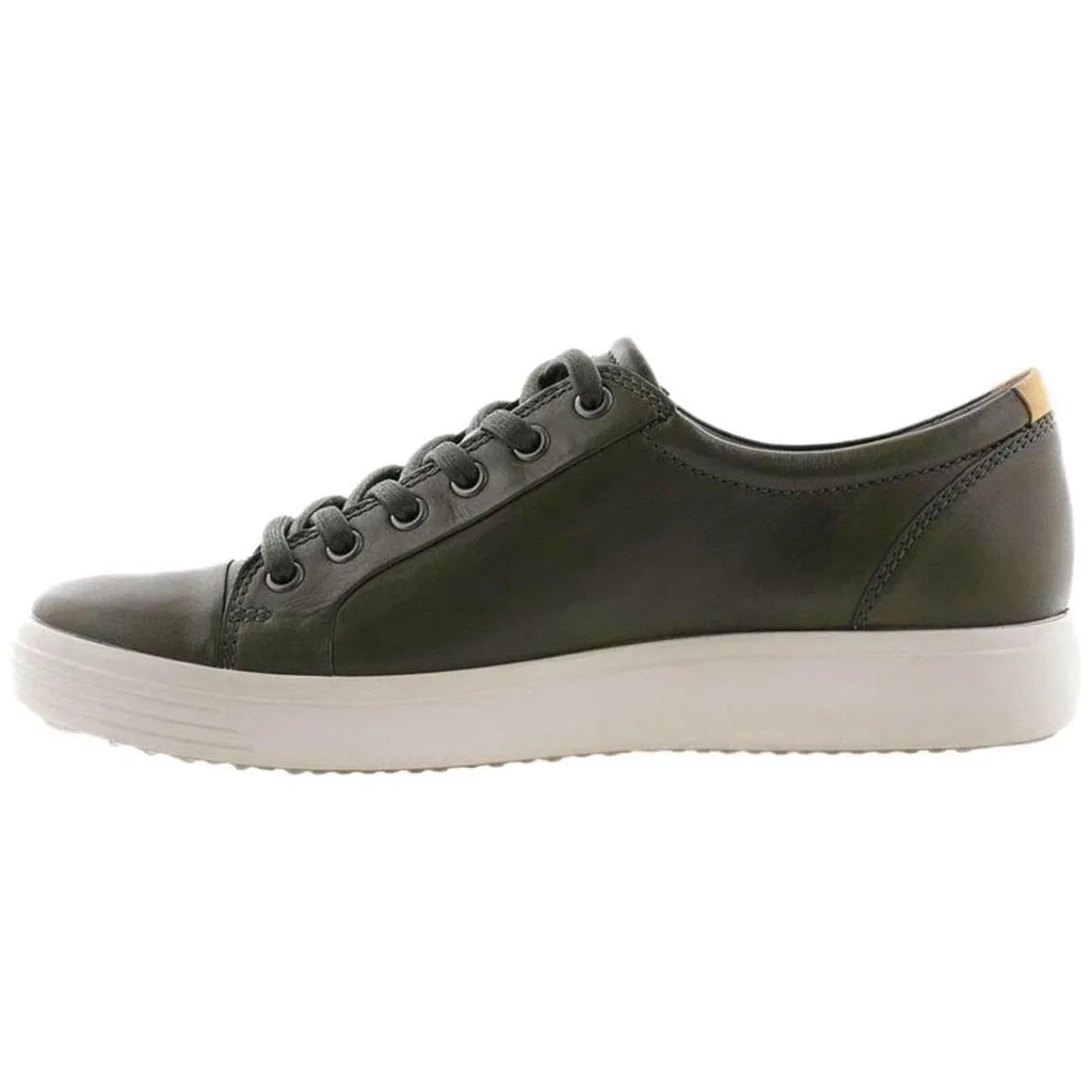 Ecco Soft 7 Full Grain Leather Men's Casual Trainers ecco Shoes