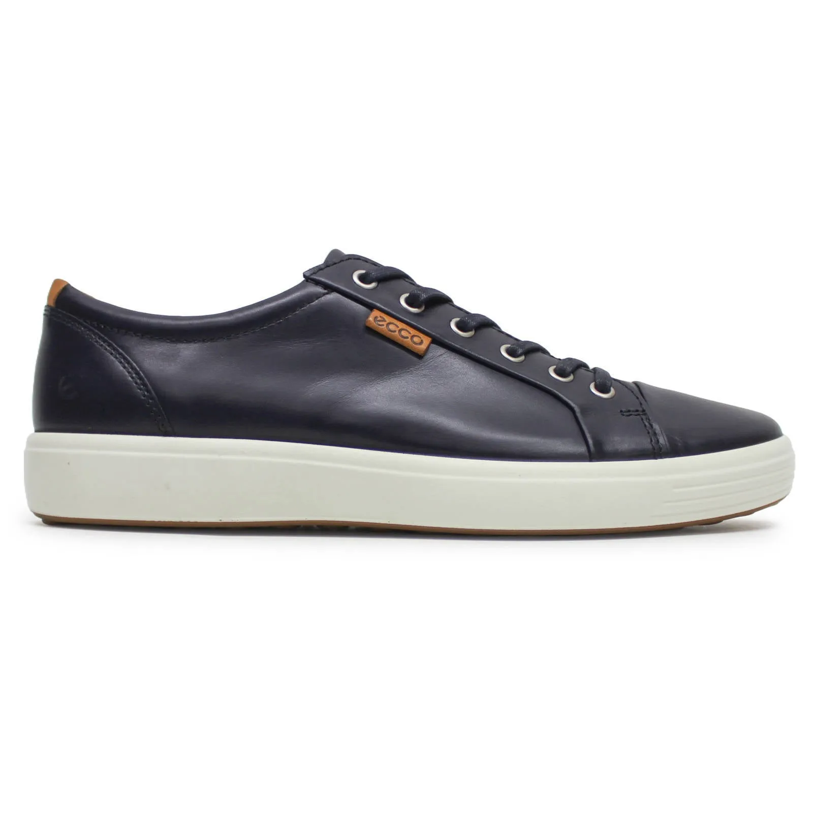 Ecco Soft 7 Full Grain Leather Men's Casual Trainers ecco Shoes