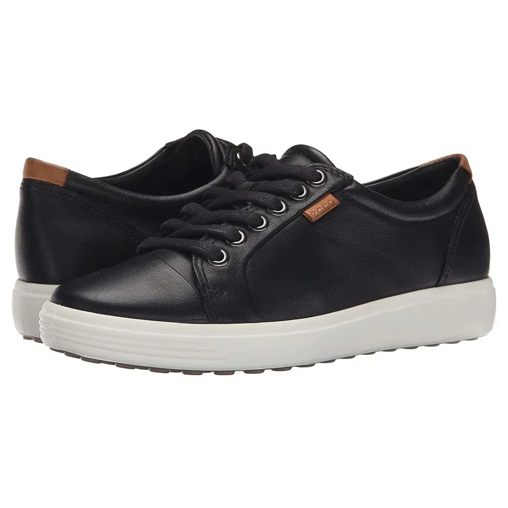 Ecco Soft 7 Full Grain Leather Men's Casual Trainers ecco Shoes