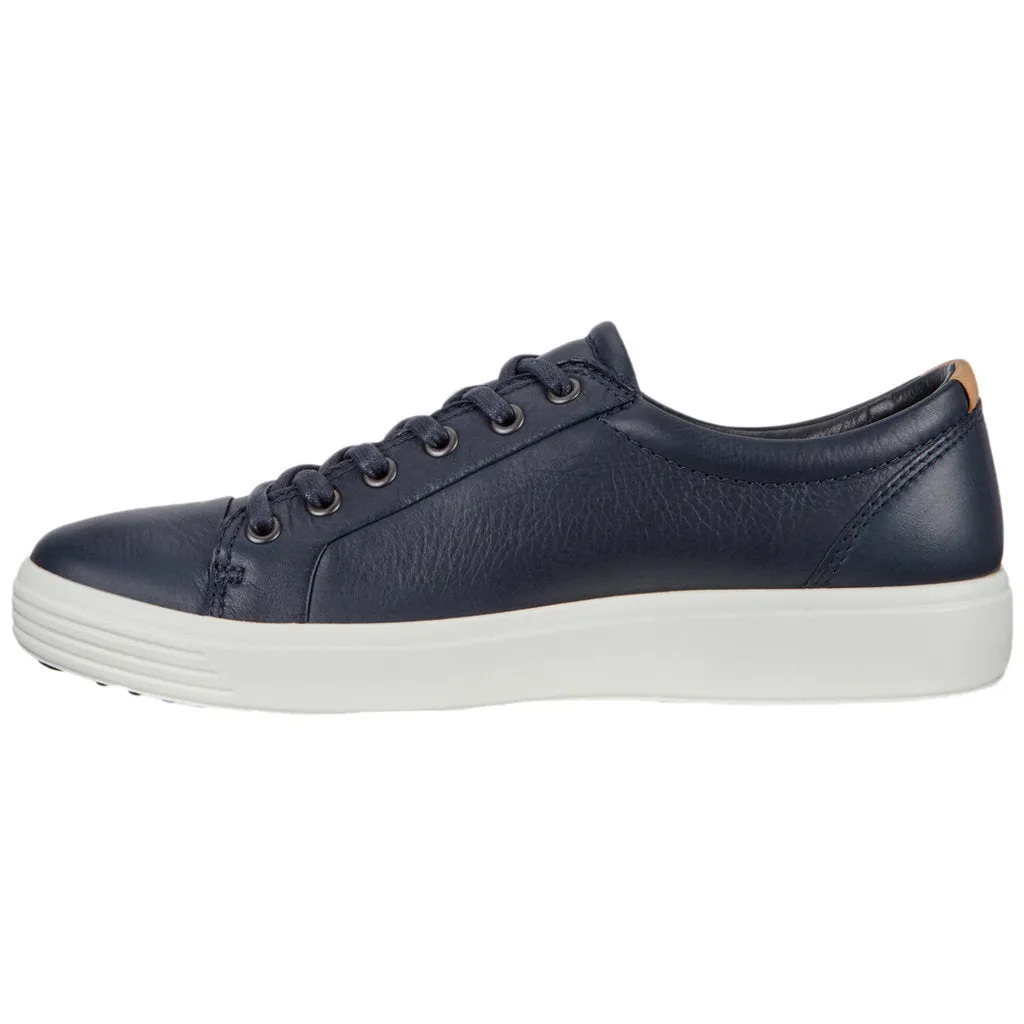 Ecco Soft 7 Full Grain Leather Men's Casual Trainers ecco Shoes