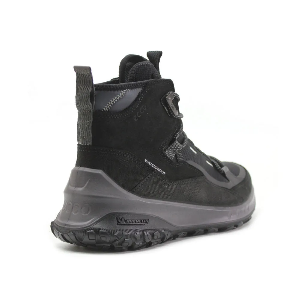 Ecco ULT TRN Leather Textile Women's Ankle Hiking Boots ecco Shoes