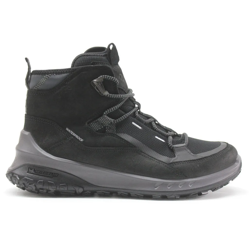 Ecco ULT TRN Leather Textile Women's Ankle Hiking Boots ecco Shoes