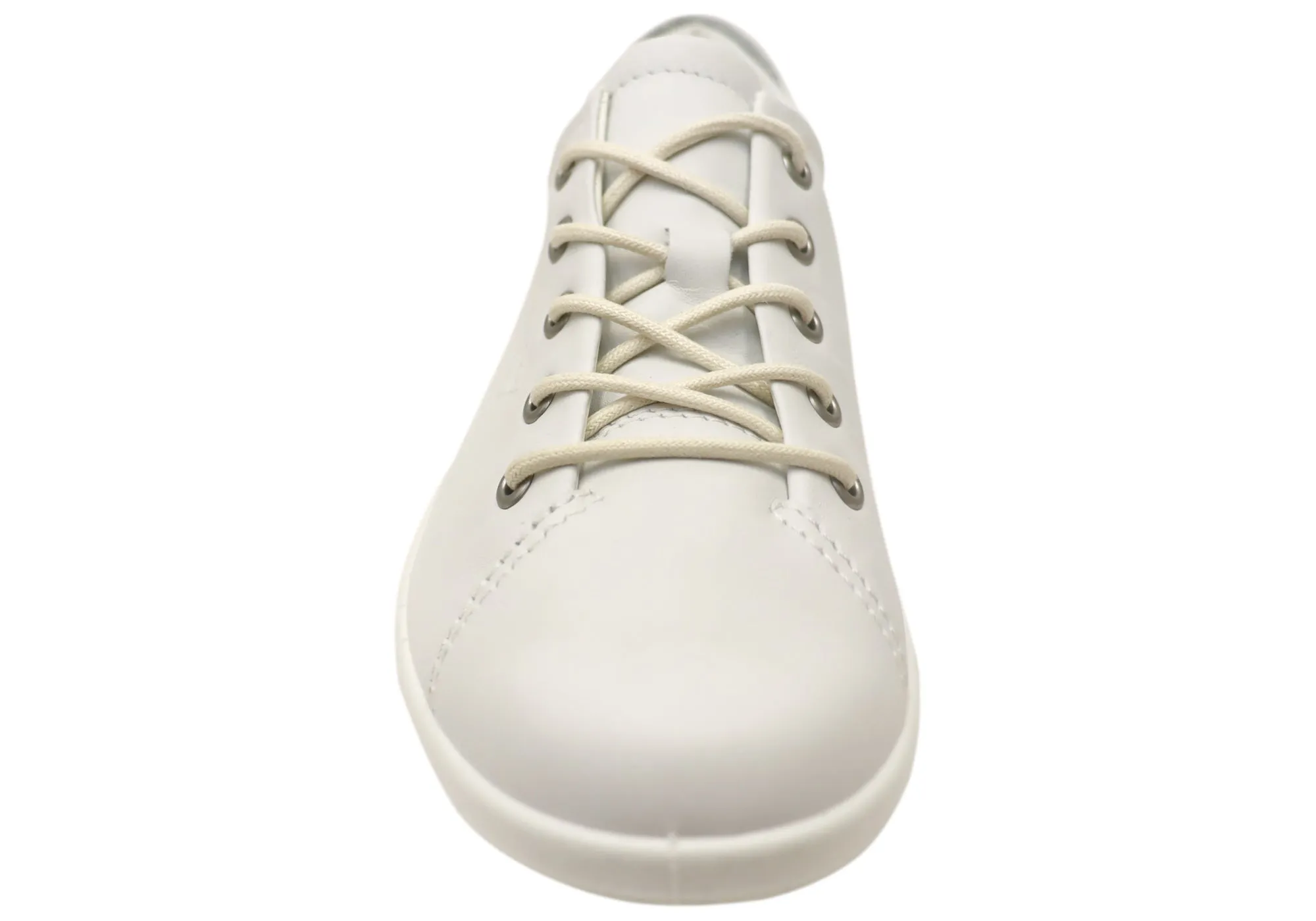 ECCO Womens Comfortable Leather Soft 2.0 Sneakers Shoes ecco Shoes