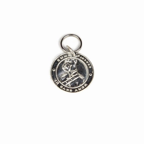 Edward Sterling Silver Dog ID Tag
