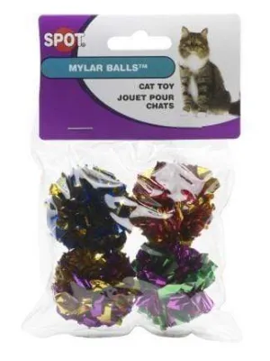 Ethical Pet SPOT Mylar Balls Cat Toy cat essentials, basic cat supplies