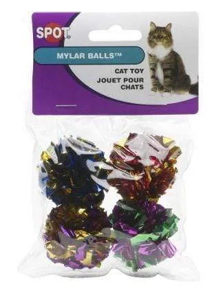 Ethical Pet SPOT Mylar Balls Cat Toy cat essentials, basic cat supplies