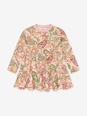 Etro Girls Paisley Print Dress in Multicolour