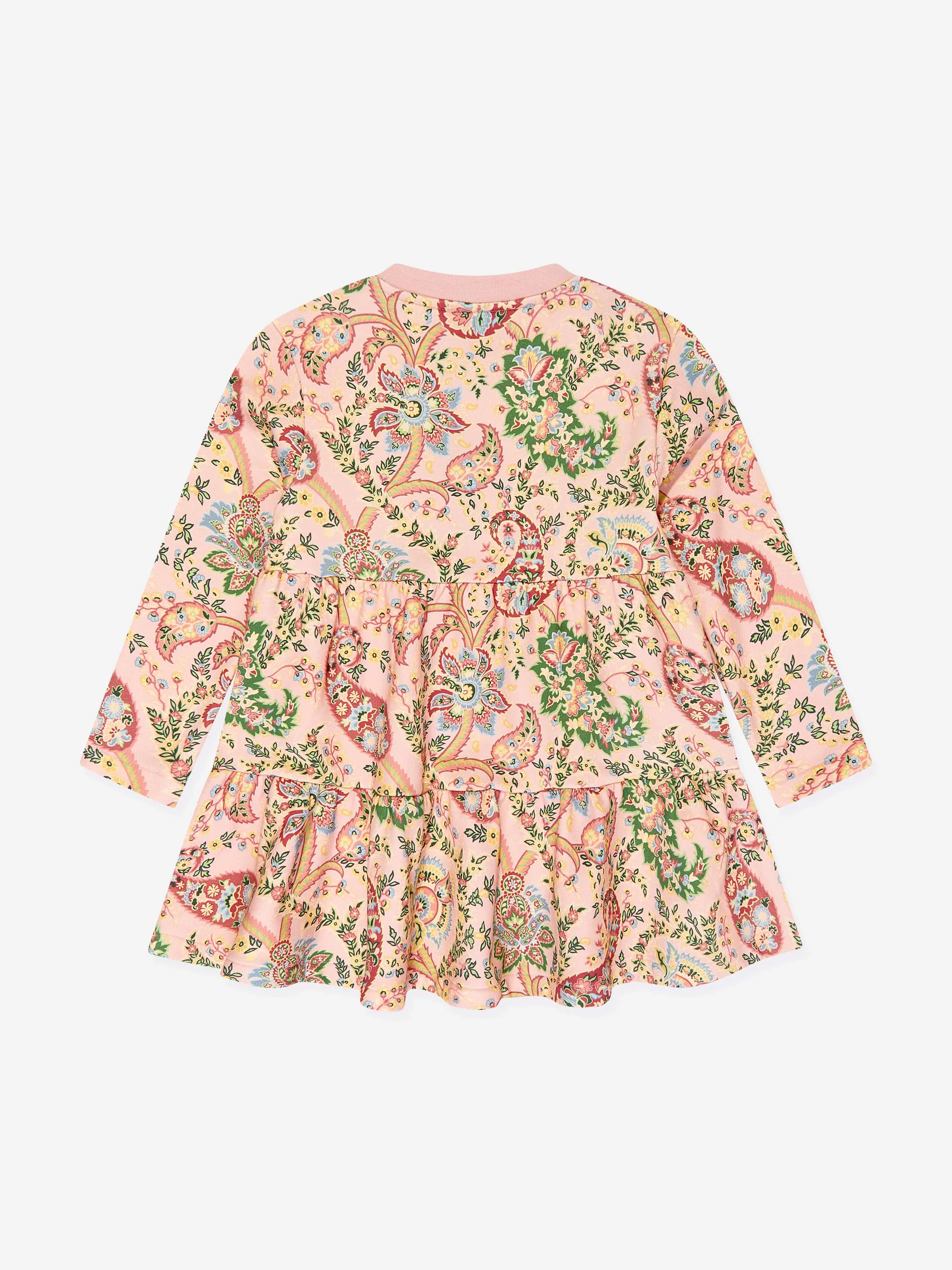 Etro Girls Paisley Print Dress in Multicolour