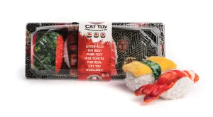 FABCAT SET OF 5 SUSHI WITH TRAY adult cat food, best cat food for adults
