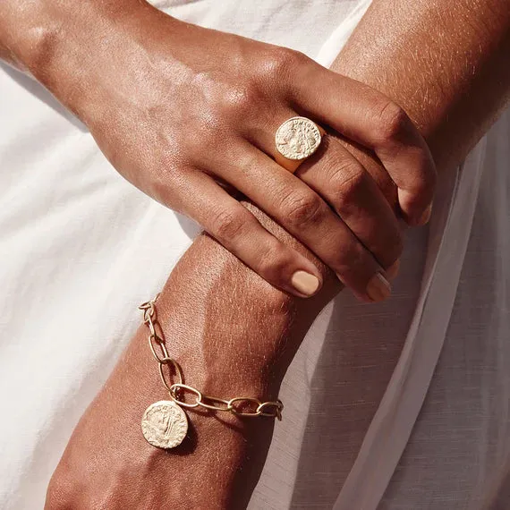 Fairley Ancient Coin Bracelet Shoes_Fairley
