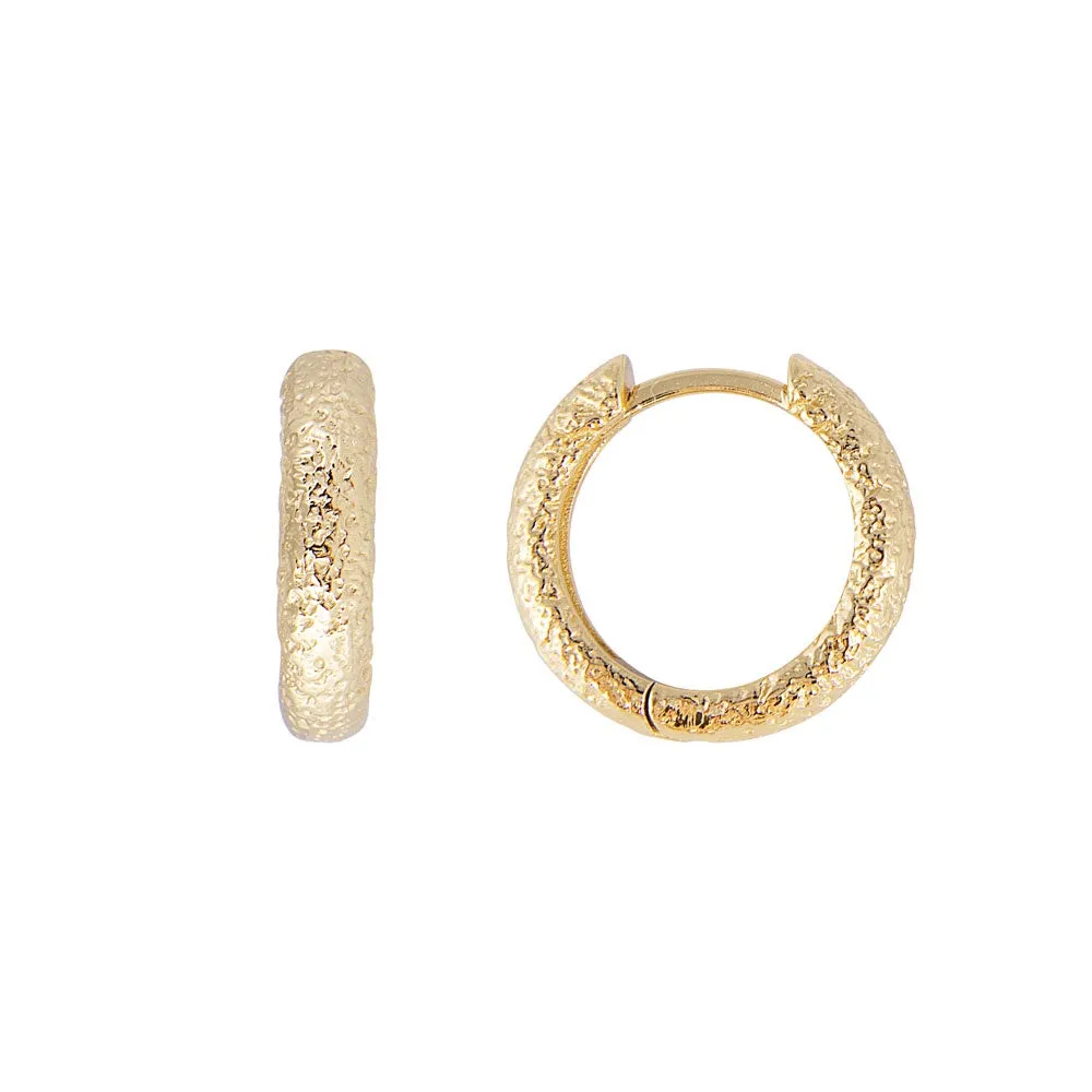 Fairley Antique Gold Midi Hoops Shoes_Fairley