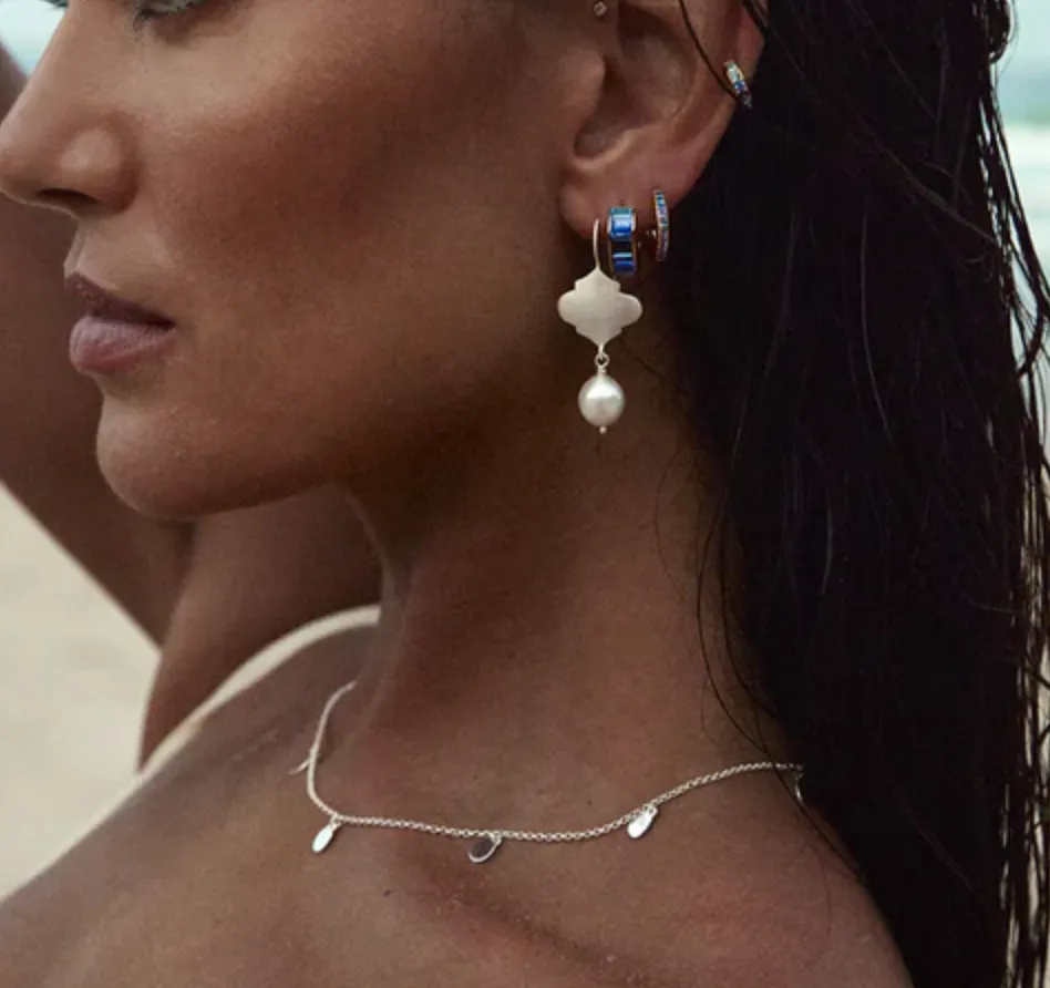 Fairley Aruba Charm Necklace Silver Shoes_Fairley