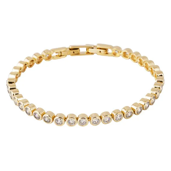 Fairley Bezel Set Tennis Bracelet Shoes_Fairley