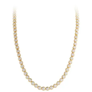 Fairley Bezel Set Tennis Necklace Shoes_Fairley
