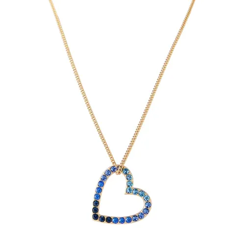 Fairley Blue Ombre Heart Necklace Shoes_Fairley