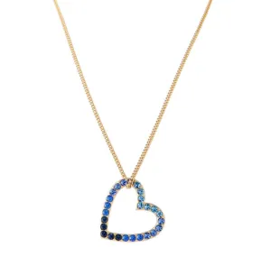 Fairley Blue Ombre Heart Necklace Shoes_Fairley