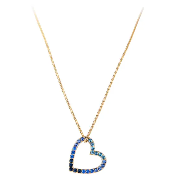 Fairley Blue Ombre Heart Necklace Shoes_Fairley