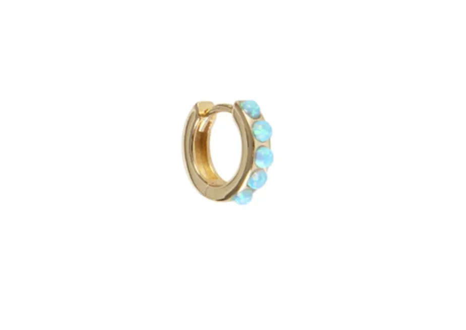 Fairley Blue Opal Crystal Huggies Shoes_Fairley