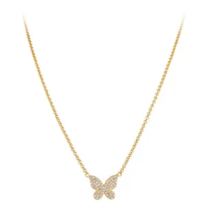 Fairley Butterfly Pave Necklace Shoes_Fairley