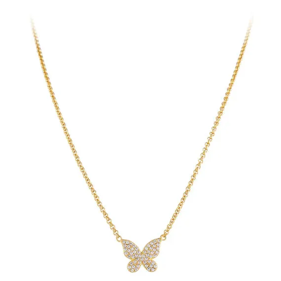 Fairley Butterfly Pave Necklace Shoes_Fairley