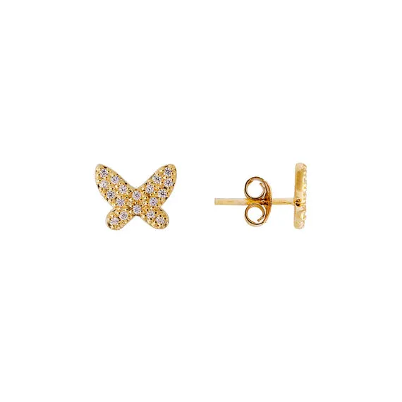 Fairley Butterfly Pave Studs Shoes_Fairley