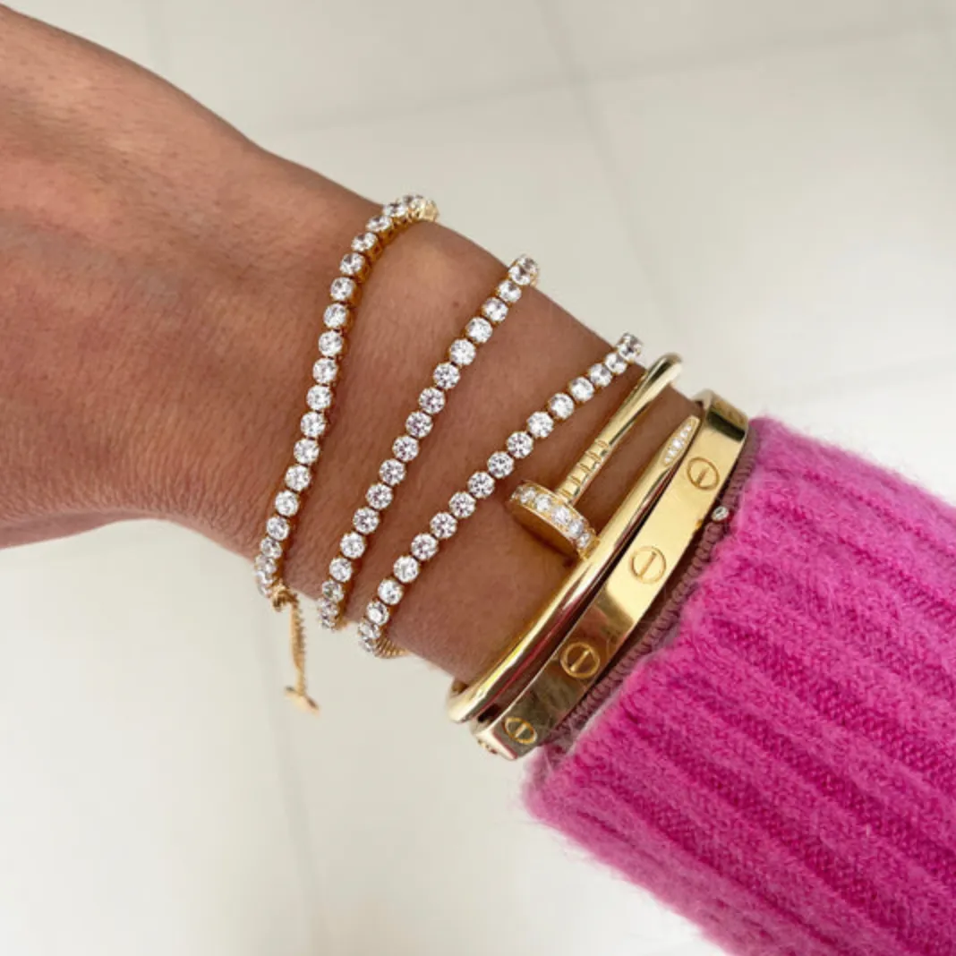 Fairley Crystal Tennis Bracelet Shoes_Fairley