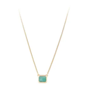 Fairley Emerald Crystal Deco Necklace Shoes_Fairley