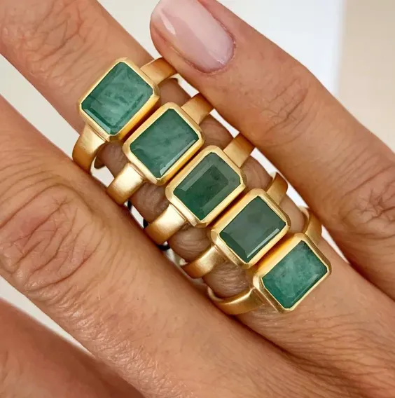 Fairley Emerald Deco Ring Shoes_Fairley