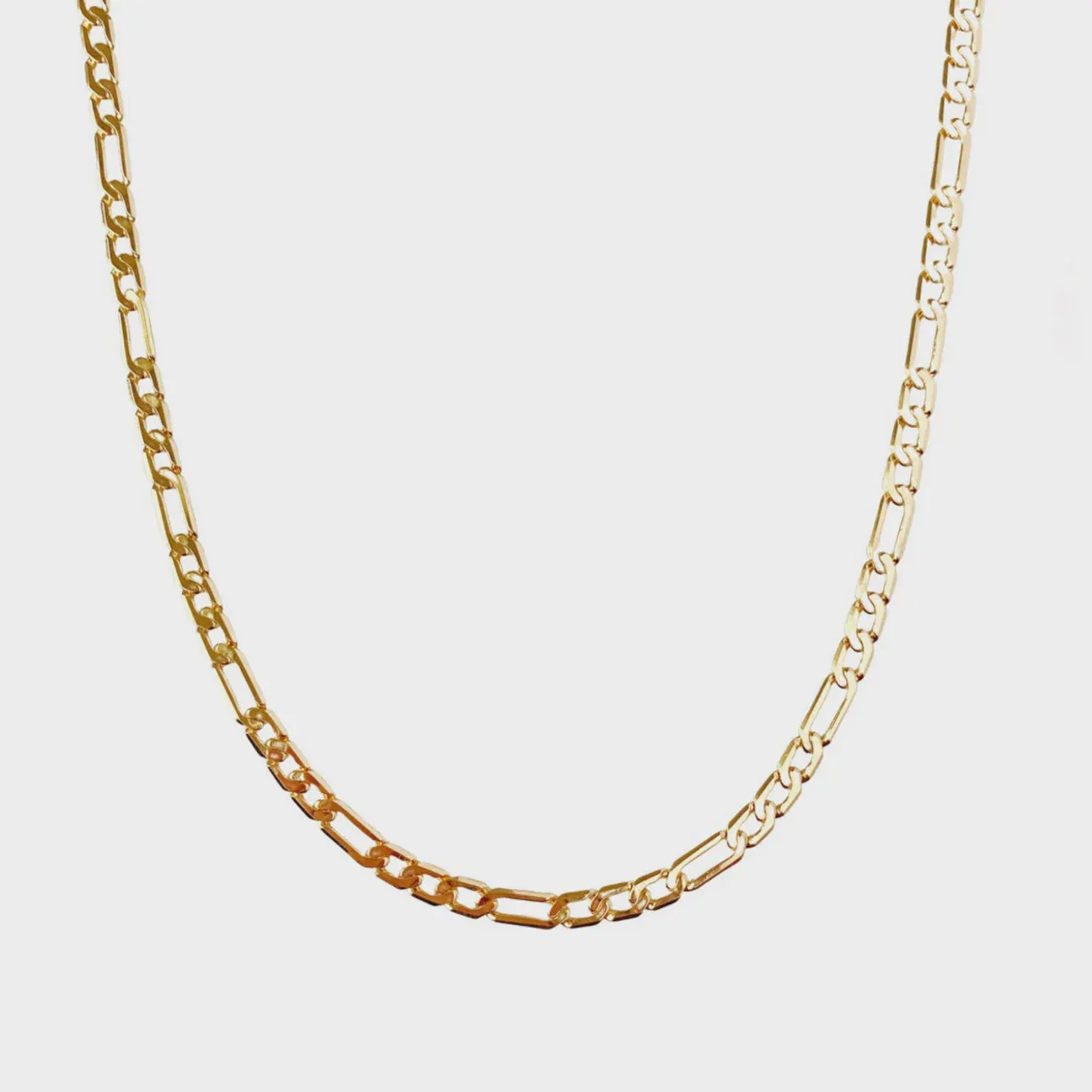 Fairley Figaro Chain Necklace Gold Shoes_Fairley