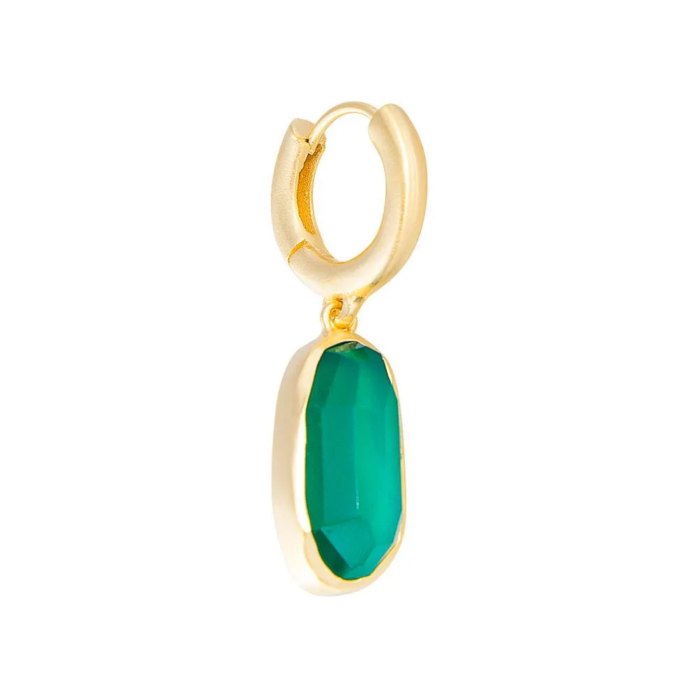 Fairley Free-Form Green Agate Drops Shoes_Fairley