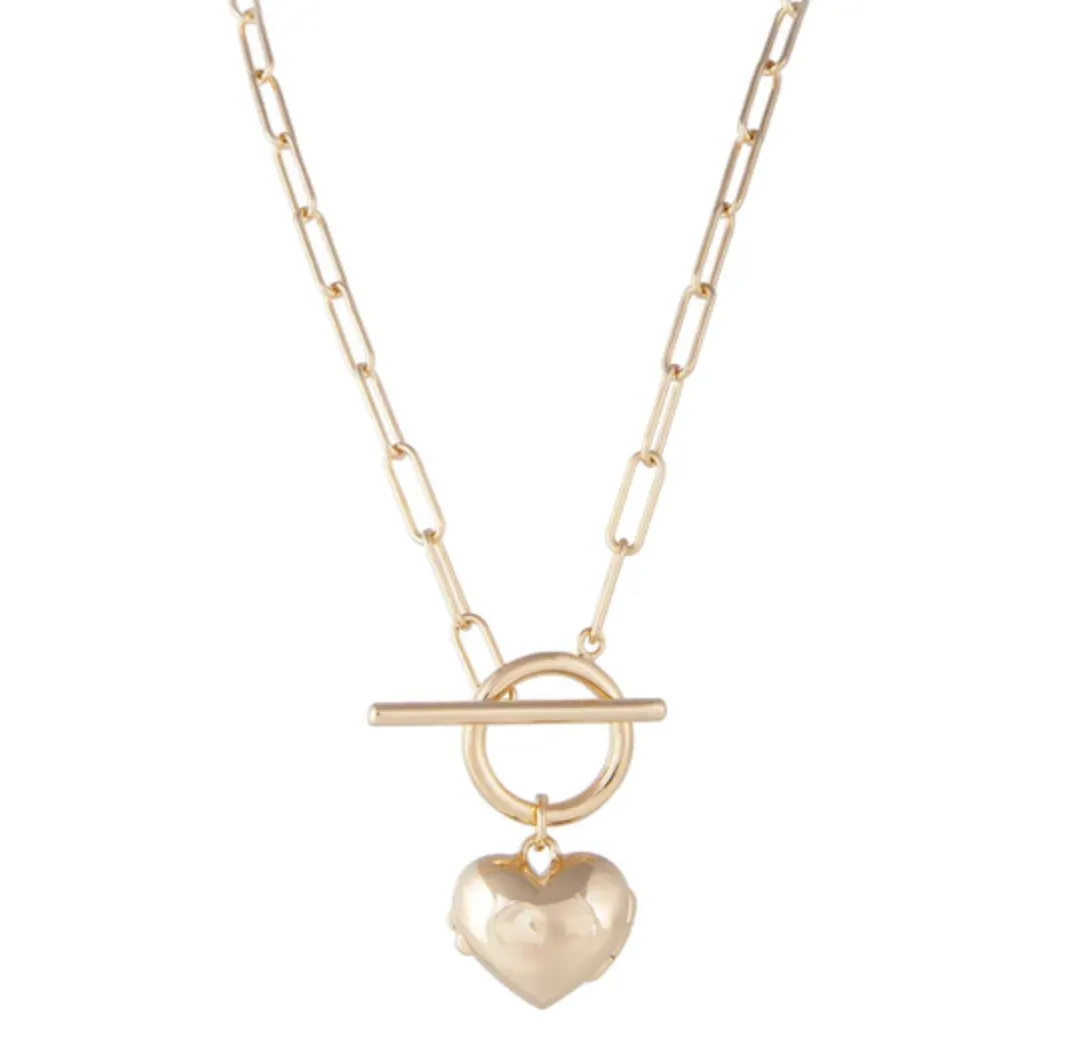 Fairley Gold Locket Necklace Shoes_Fairley