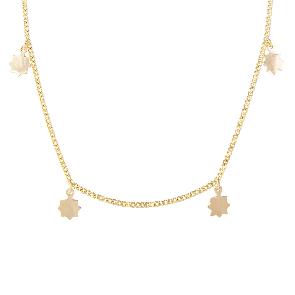 Fairley Gold Sunshine Charm Necklace Shoes_Fairley