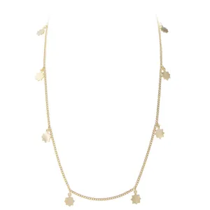 Fairley Gold Sunshine Charm Necklace Shoes_Fairley