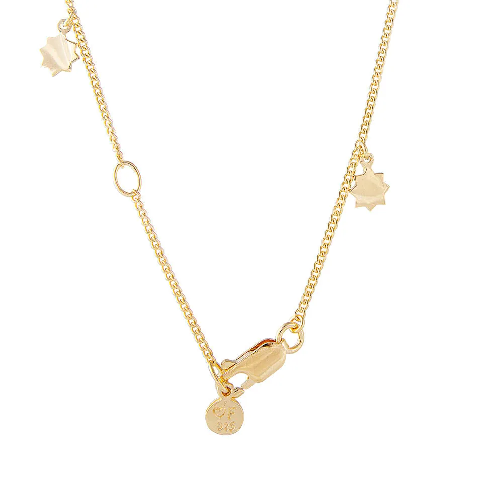 Fairley Gold Sunshine Charm Necklace Shoes_Fairley