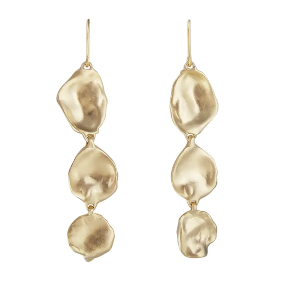 Fairley Golden Seashells Drops Gold Shoes_Fairley