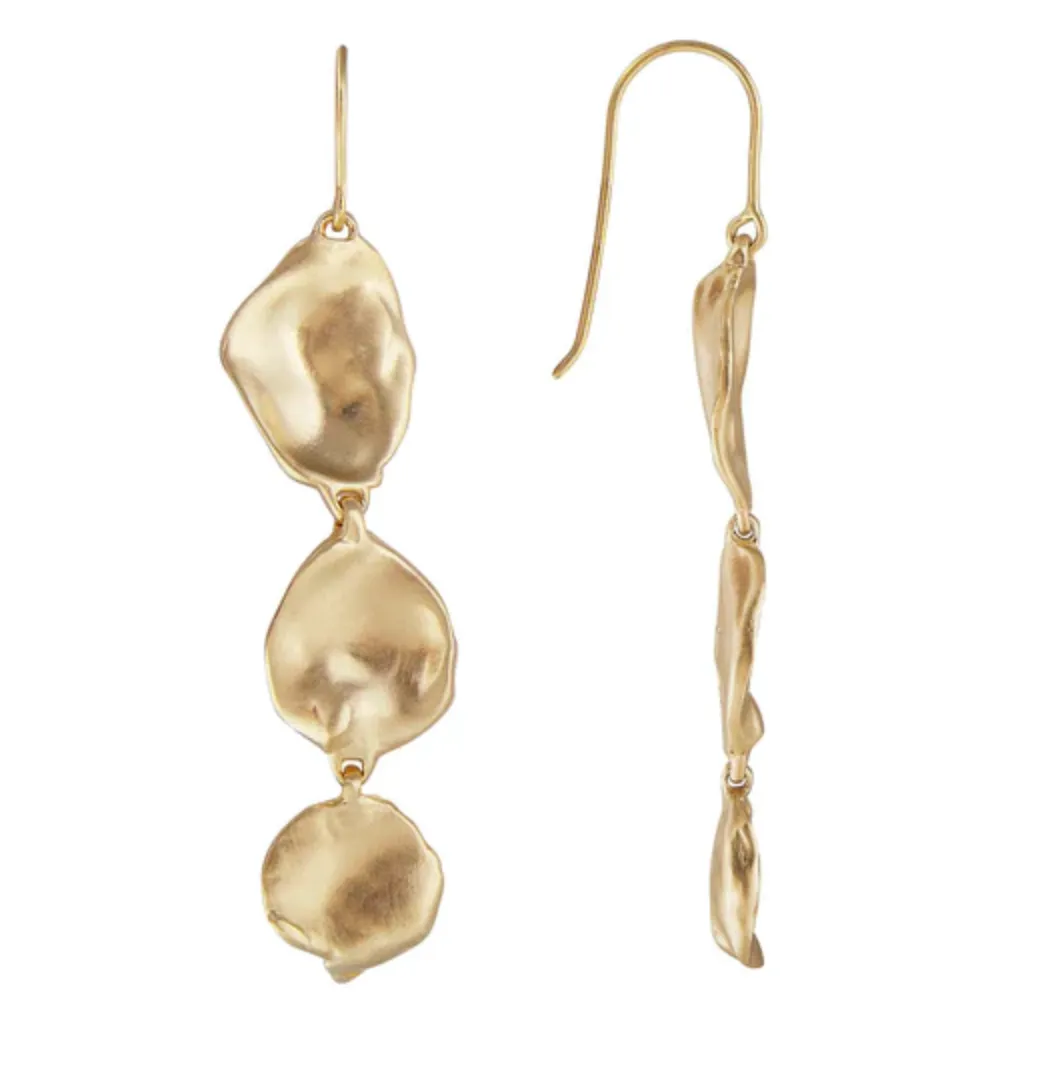 Fairley Golden Seashells Drops Gold Shoes_Fairley