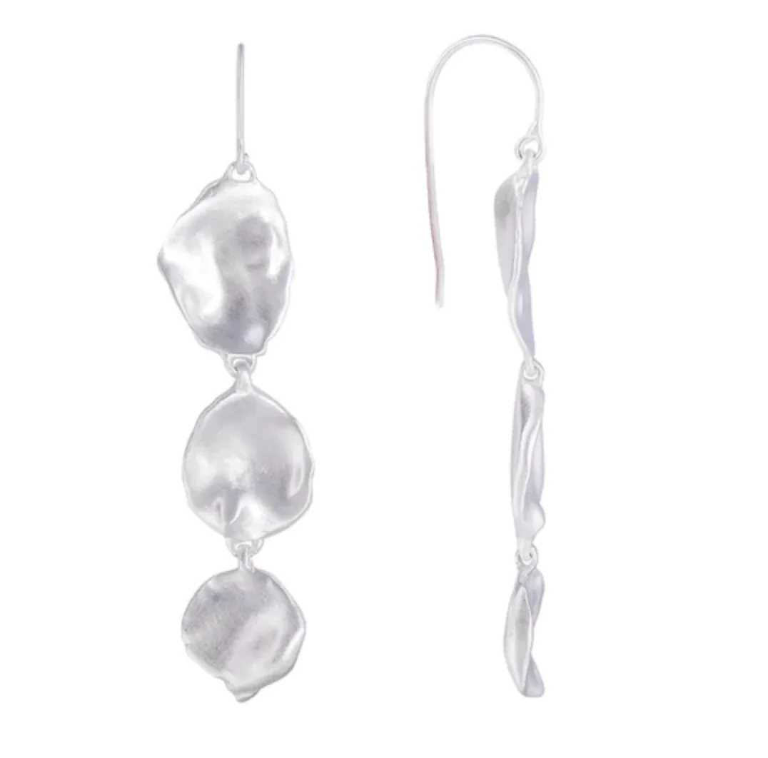 Fairley Golden Seashells Drops Silver Shoes_Fairley
